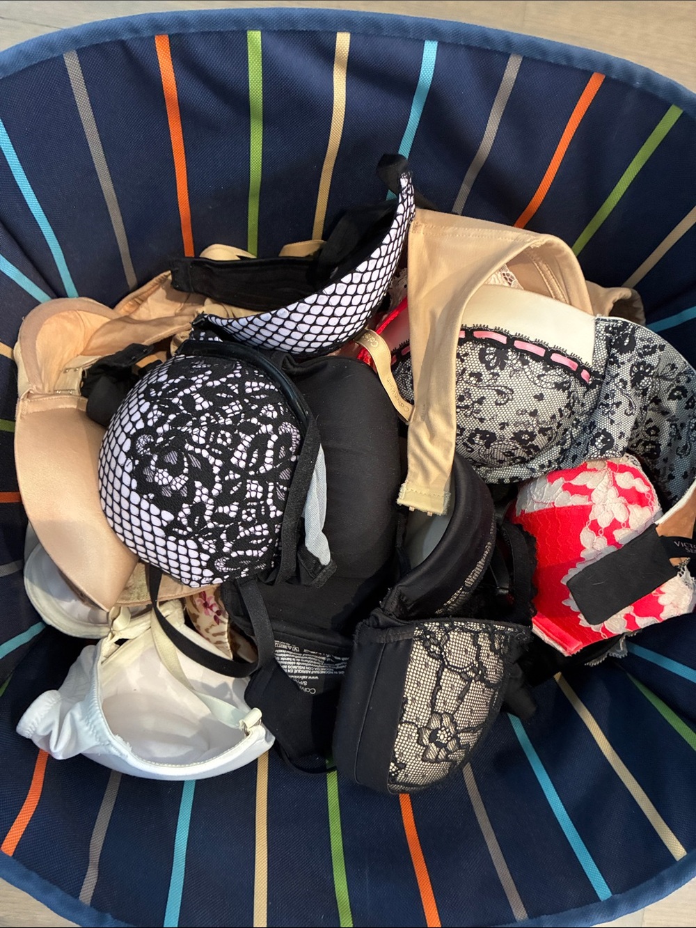 Lot: Victoria’s Secret, Triumph, etc. Bras 34B - Lot as is